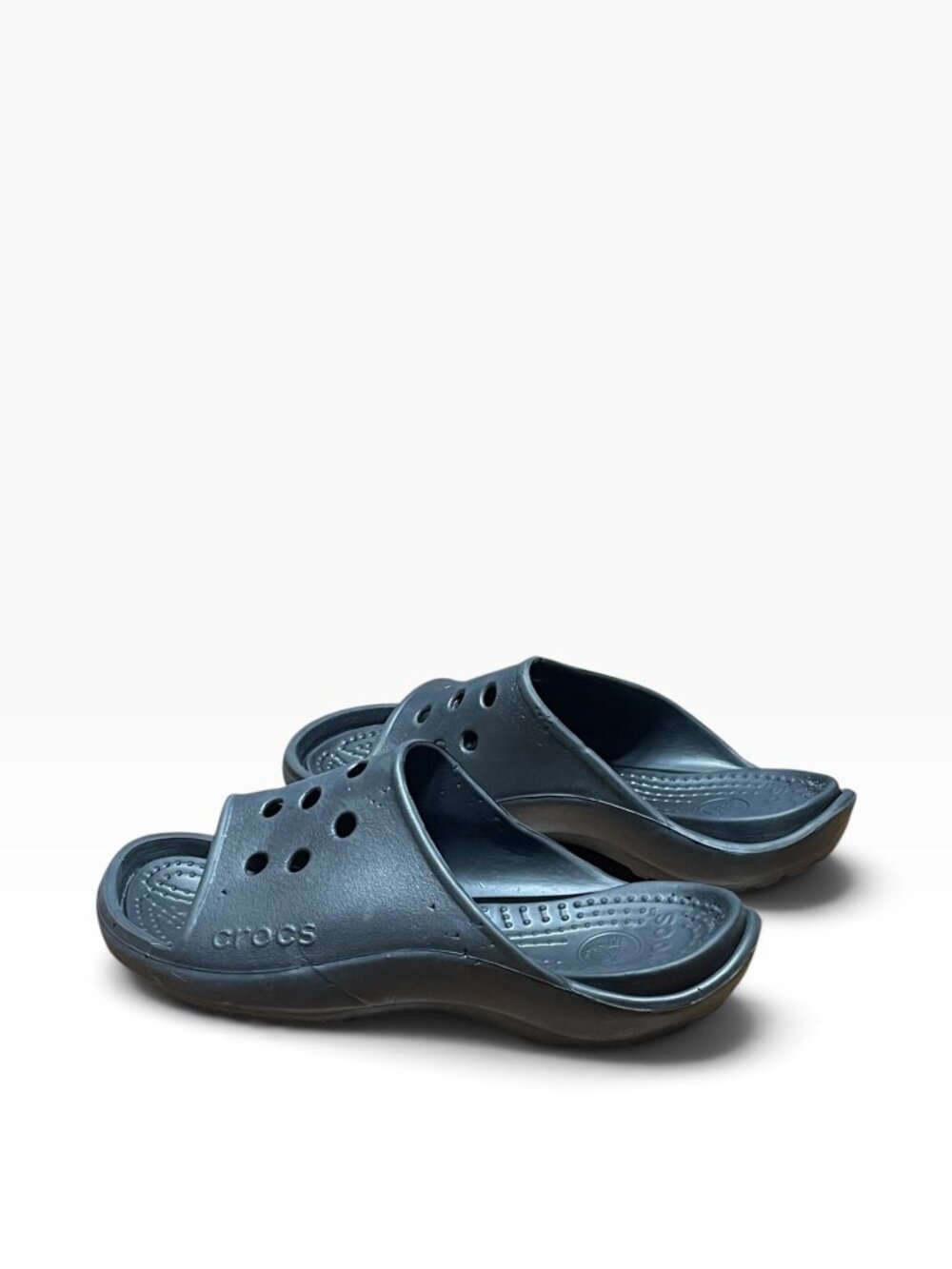 Crocs Classic Brown Slide Iconic Comfort Sandals Men's Size 811 Women's 12